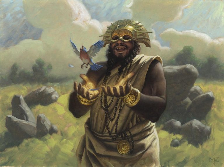 Sun-Blessed Healer MtG Art from Foundations Set by Mark Zug - Art of ...