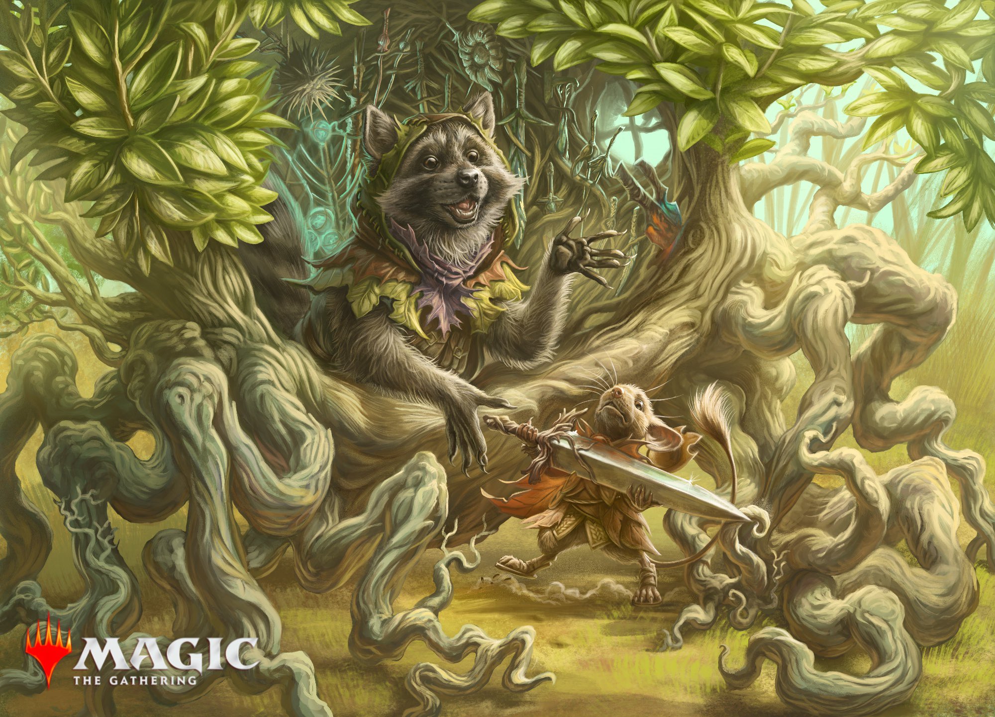 Sylvan Scavenging 2 - Foundations MtG Art