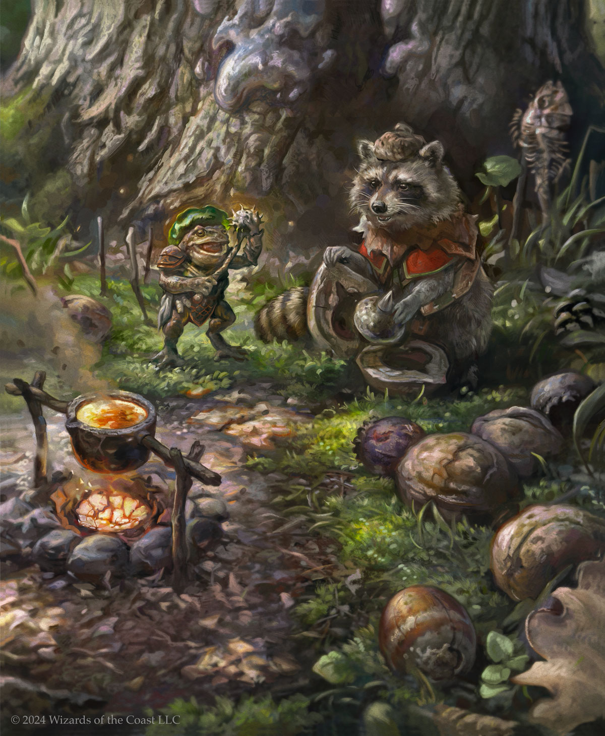 Sylvan Scavenging - Foundations MtG Art