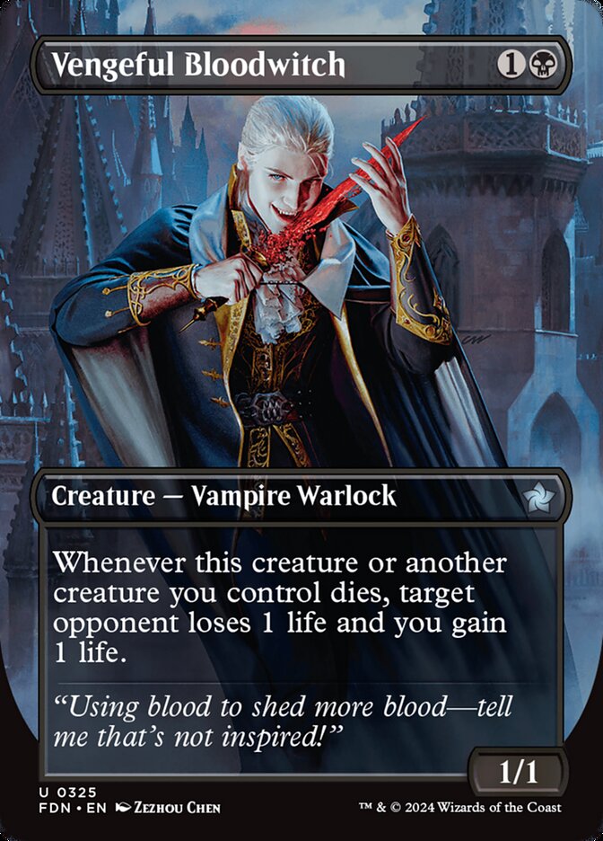 Vengeful Bloodwitch - Foundations MtG Card